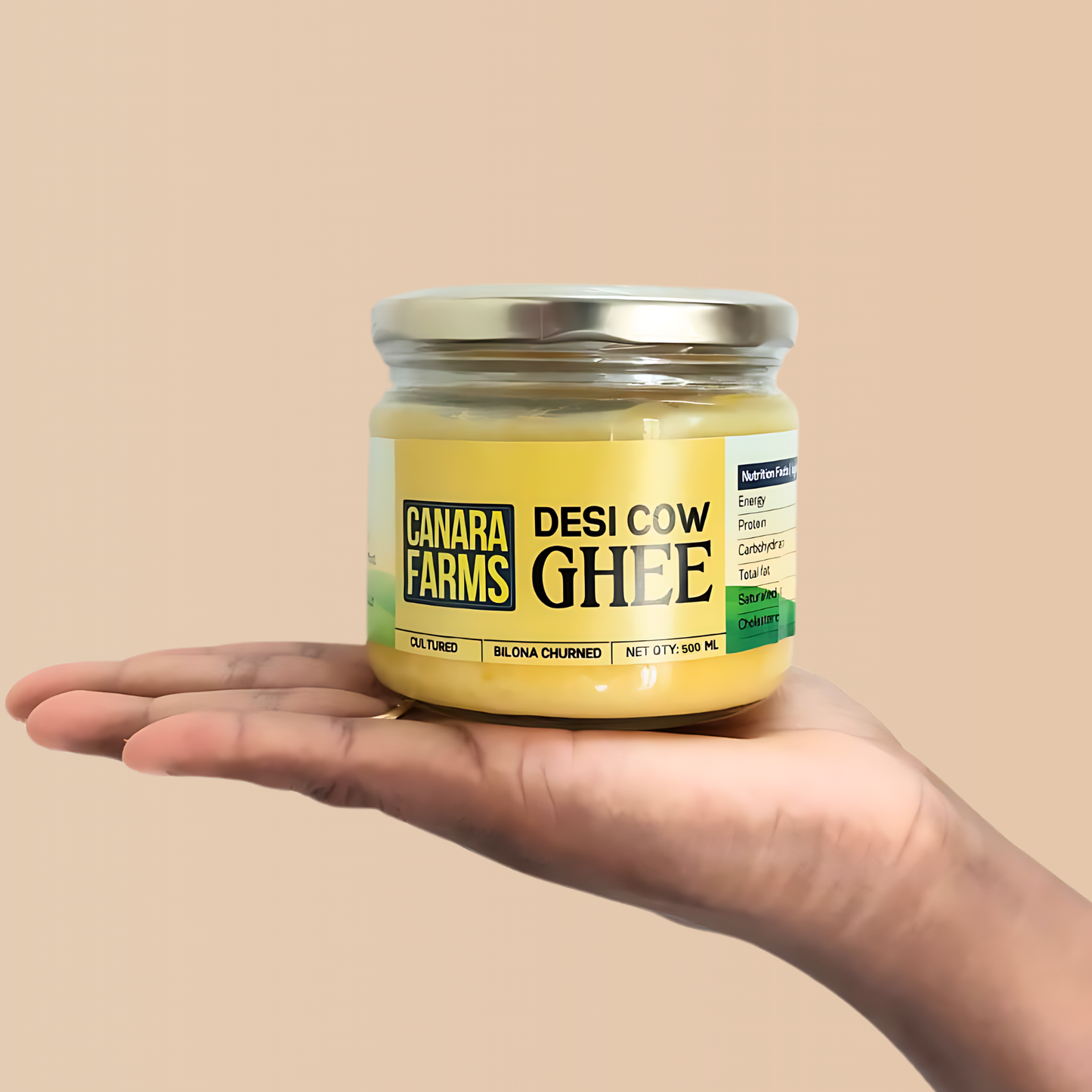 Mangalore's Desi Cow Ghee - Made With Bilona Method - 500 ML