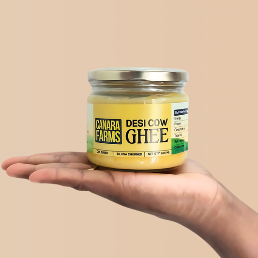 Mangalore's Desi Cow Ghee - Made With Bilona Method - 500 ML