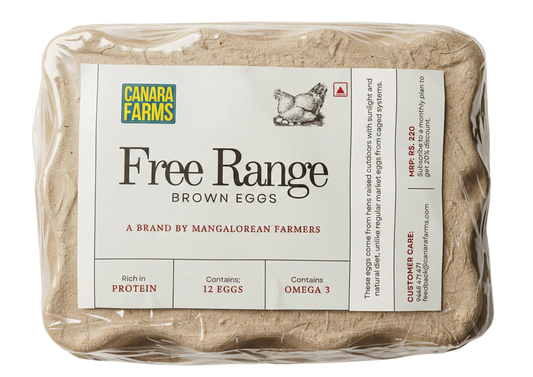Free Range Brown Eggs - 12 Eggs